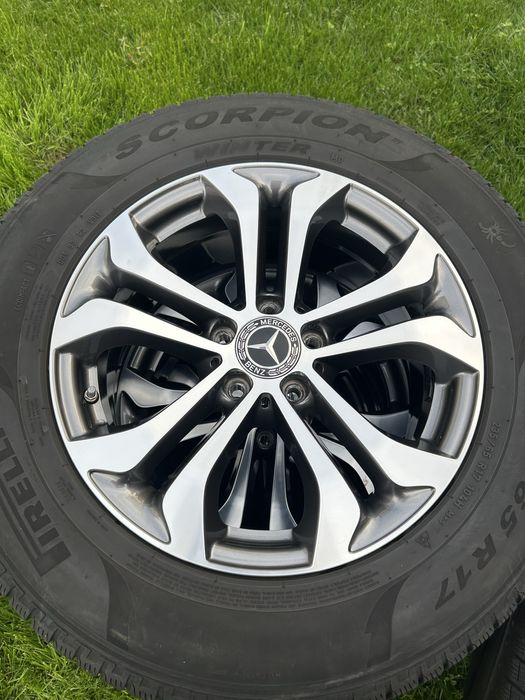 Jante Set roti Mercedes GLC 5x112 cu Inele merg pe VAG Vw Skoda Seat