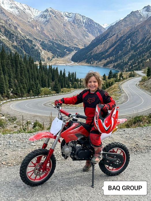 Профессиональный мини-мотоцикл (питбайк) для детей.