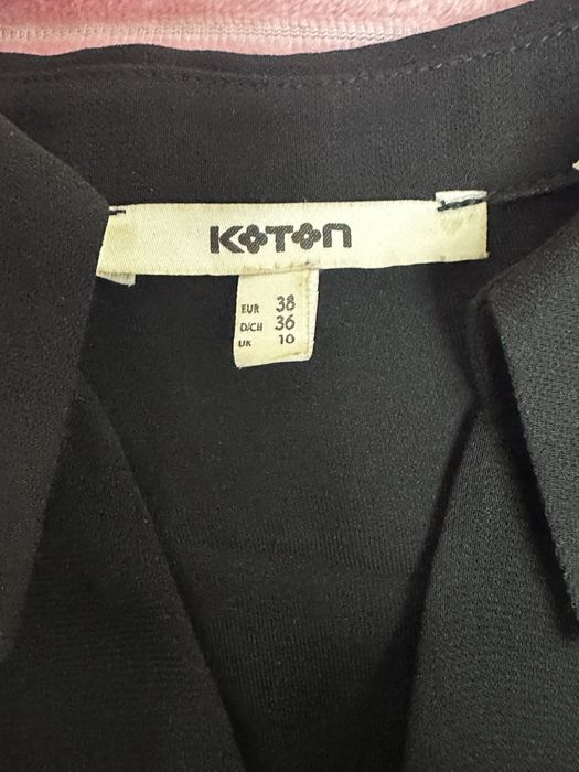 Черное платье мини