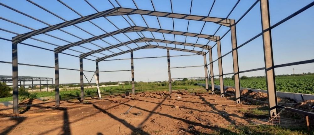 Vand hale metalice asiguram si montaj lucrăm fără avans