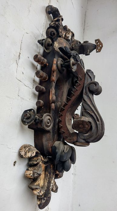 Старинна оригинална кубинска дърворезба