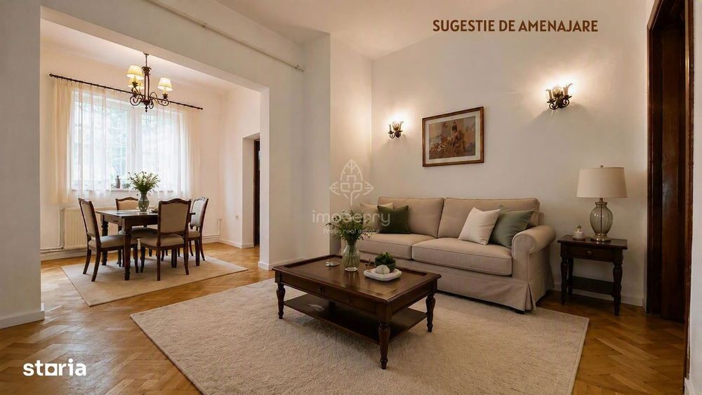 Vanzare apartament 3 camere in vila Cotroceni, langa Palatul Cotroceni