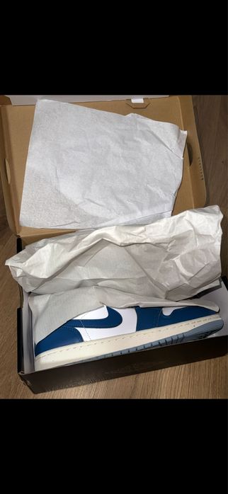 Nike dunk синего цвета