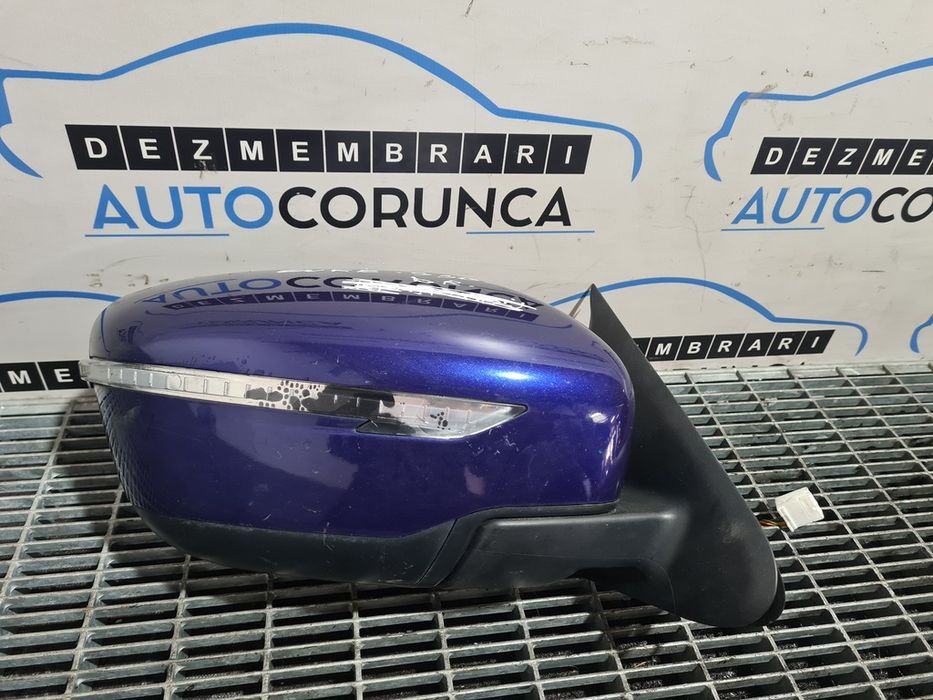 Oglinda dreapta Nissan Juke Facelift 2014 - 2018 4 Usi ALBASTRU BBNG (930) Fara rabatare E8047186 Garantie