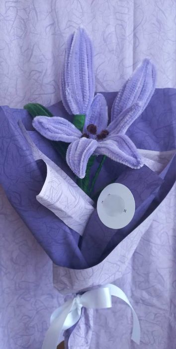 Ръчно изработени цветя за Осми март