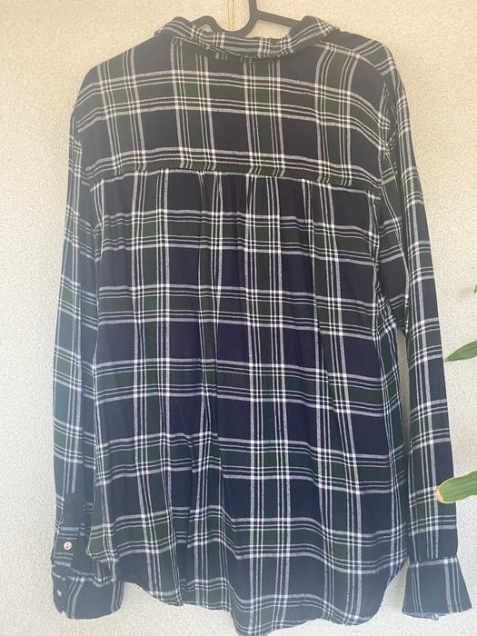 Camasa carouri bleumarin cu verde, S/36