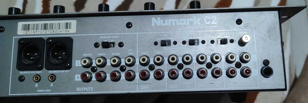 Mixer DJ Profesional Numark C2 | 4-Canale | 19" Rackmount