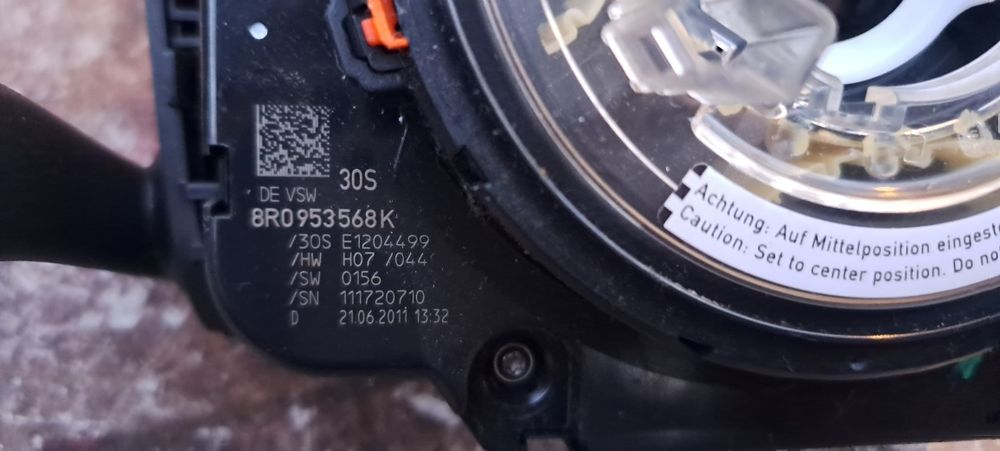 Manete complete cu spirala Audi A4 B8 cod 8R0 953 568 K, 8K0 953 568F