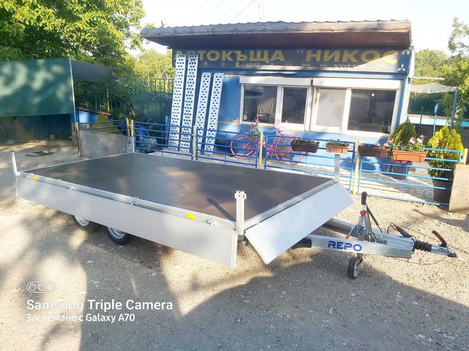 Ремарке Поп Индъстри 4.10 х 2.10 до 2700kg. -НОВО! НАЛИЧНО!