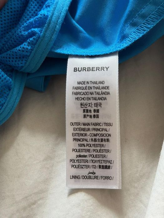 Плавки мужские голубые Burberry