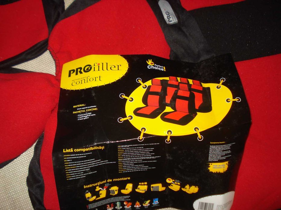 set huse auto scaune bancheta universale PROfiller uber / bolt
