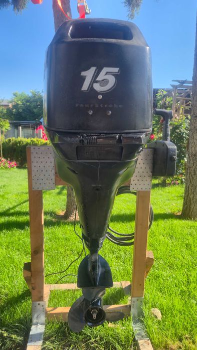 Извънбордов двигател Mercury 15hp четиритактов къс ботуш с дистанционно управление - щамбайн