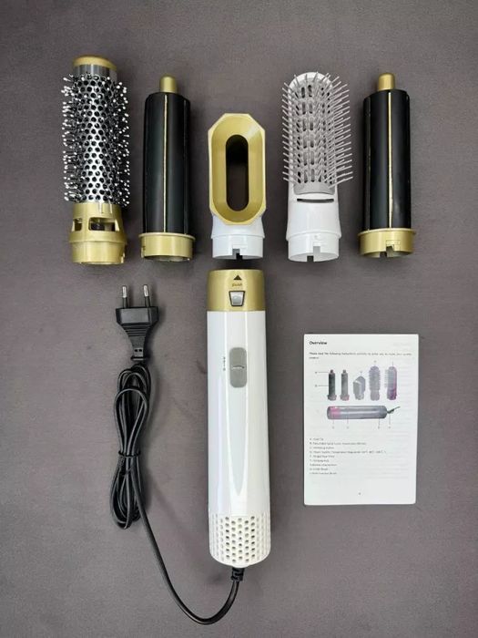 Dyson fen-stayler 5-in-1 — kumush rang
Dyson fen-stayler 5-in-1