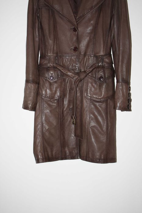 Кожено дамско манто 100% естествена кожа