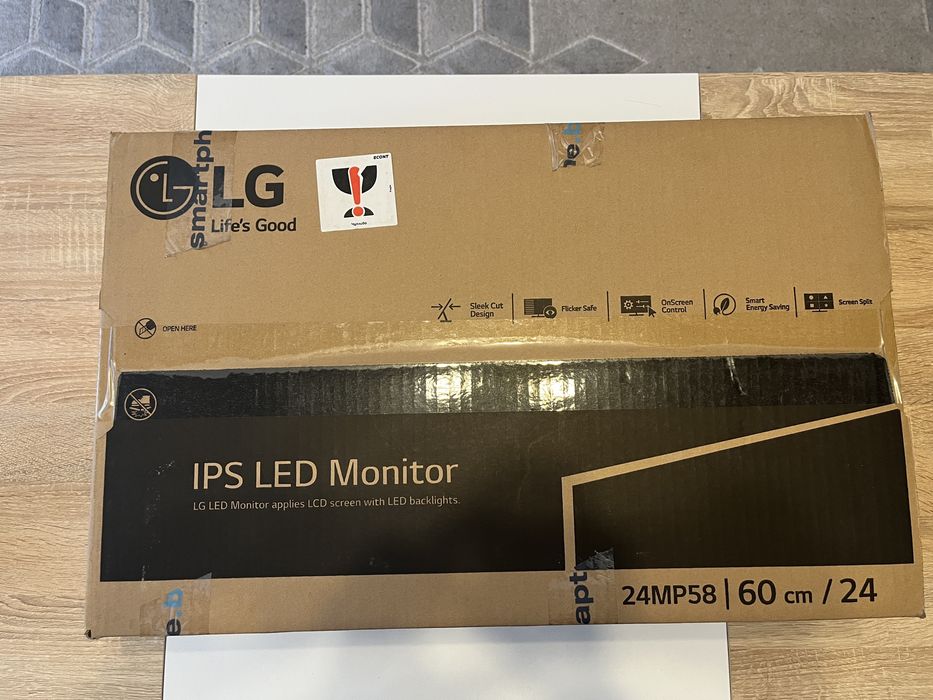 Монитор LG 24 инча IPS 60hz 1080 p