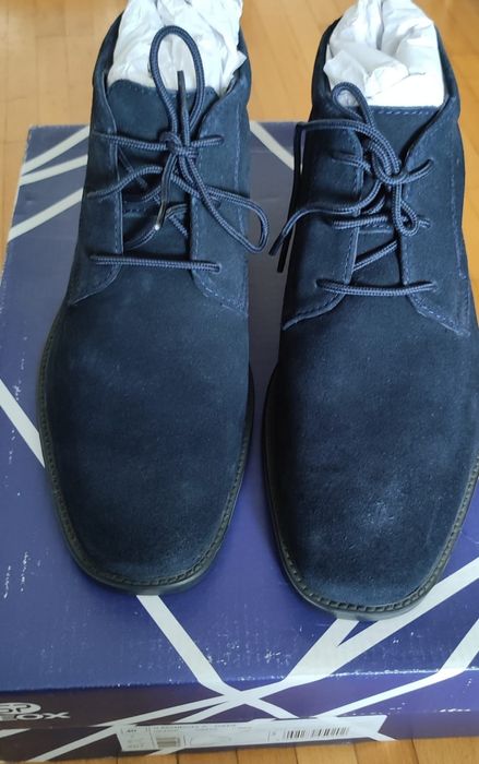 Ghete Geox/Noi in cutie/ piele naturala