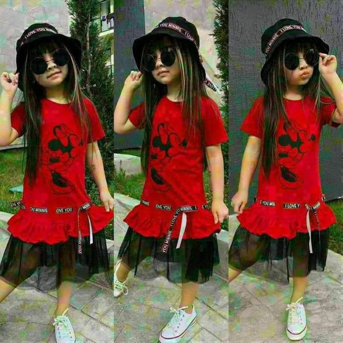 Rochiță Minnie cu pălărie