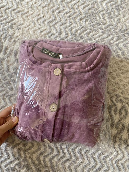 Велюровый халат