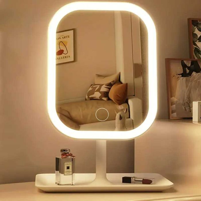Oglindă de machiaj LED cu 3 moduri de lumină