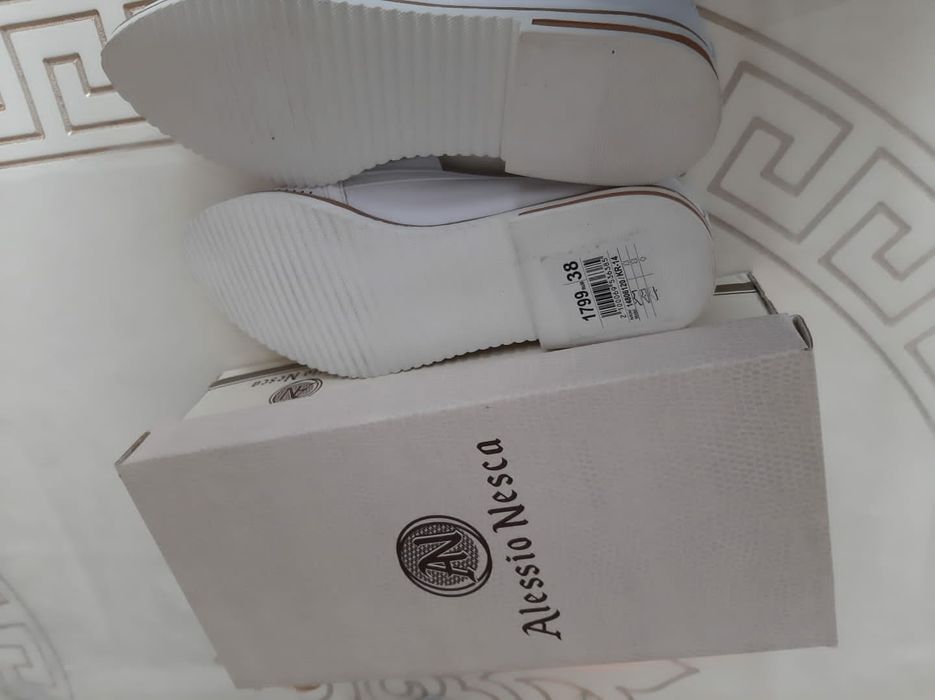 Туфли лоферы кожаные