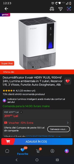 Vând dezudimificator