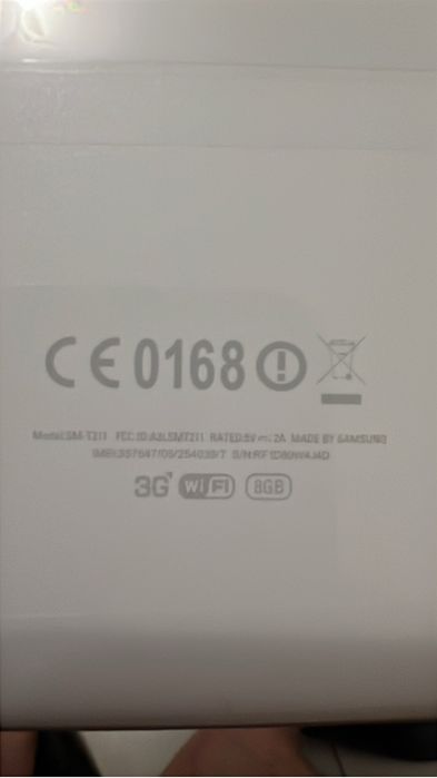 5 tablete Samsung model SM T211  8 GB