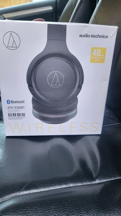 Нови Слушалки Wireless Audio-Technica ATH-S200BT, bluetooth, черни