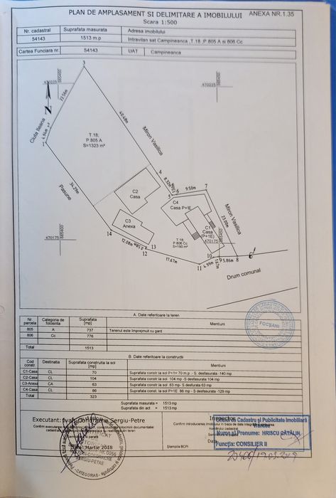 Case de vanzare in comuna Cimpeneanca, Vrancea