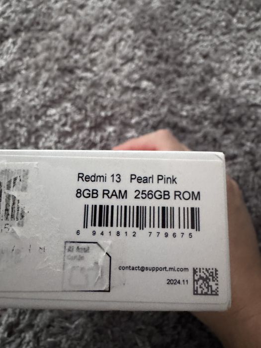 Xiaomi redmi 13 256 gb 8 gb ram pink pearl nou