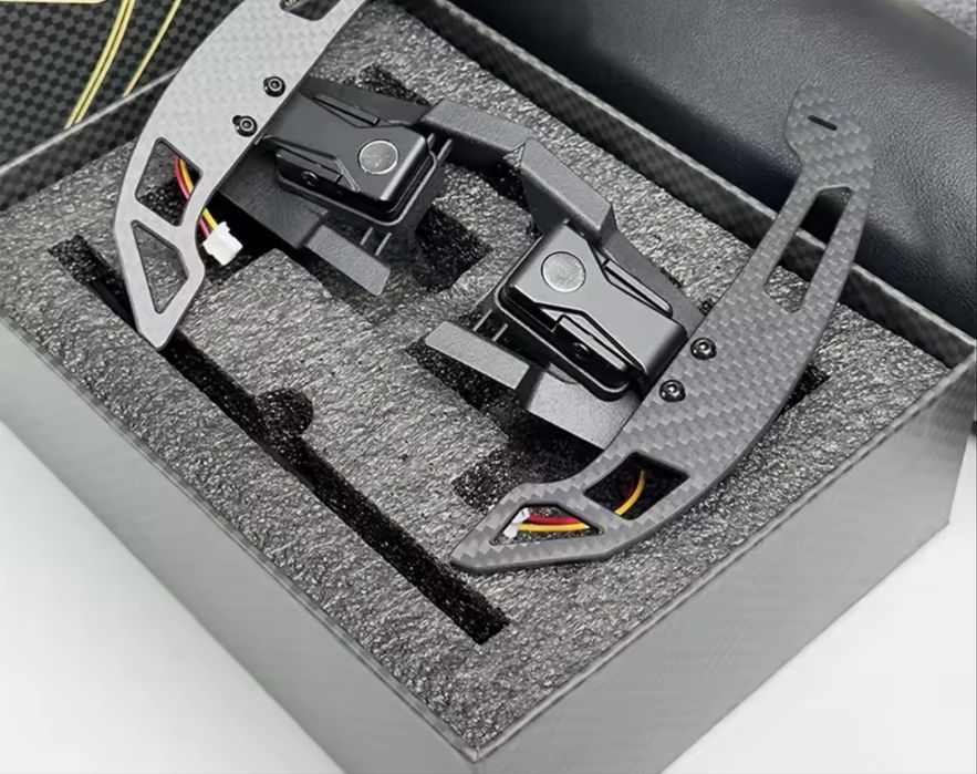 Padele magnetice VW carbon