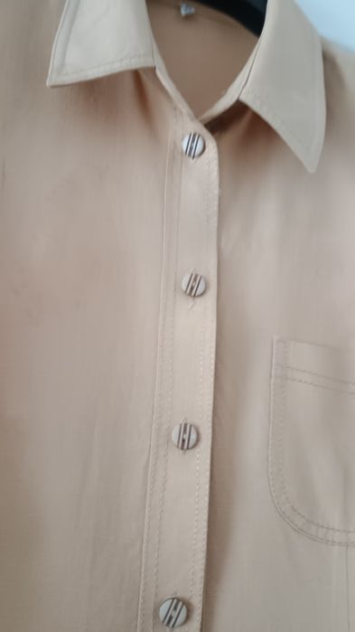 Compleu vară pantalon-bluza bej