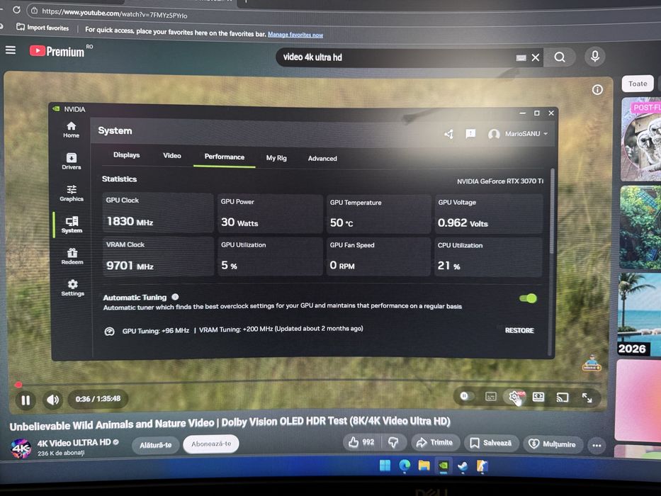 Placa Video Nvidia Rtx 3070ti Gigabyte Vision OC 8gb