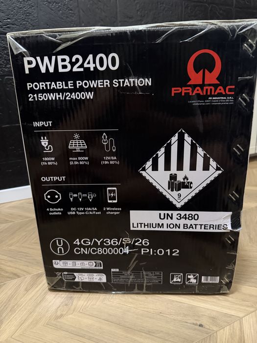BATERIE PRAMAC PWB2400 2150Wh 2400W + Panou Solar 200W – SIGILATE