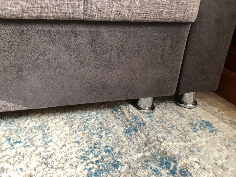 Серый диван, раскладной