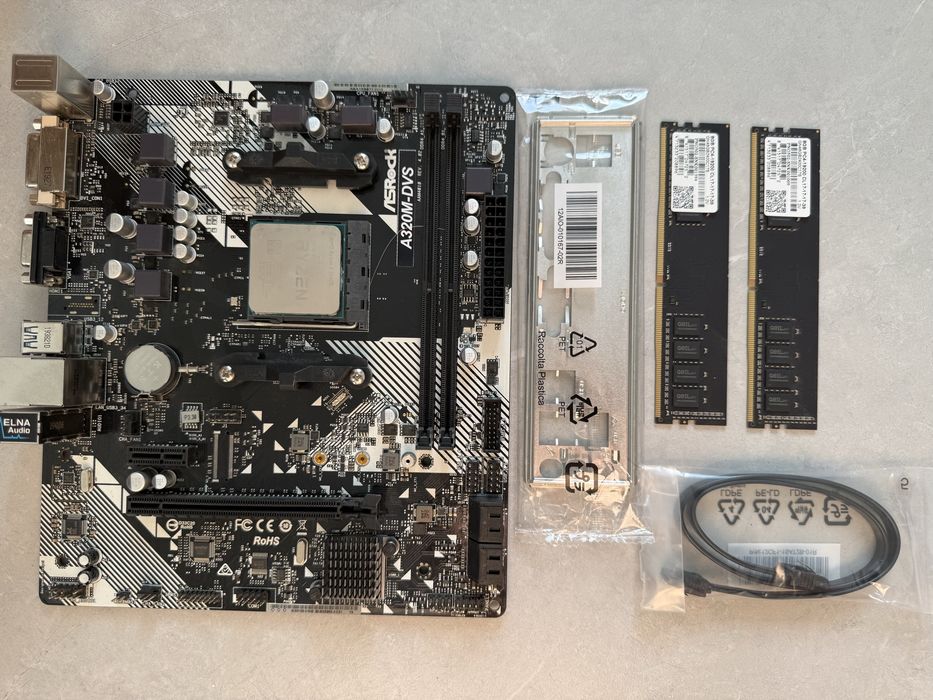 Ryzen 3500x + Asrock A320M + DDR4 16 gb