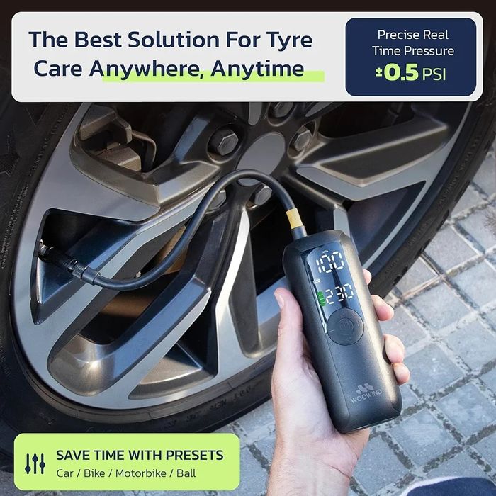 Woowind LP1 - Compresor portabil auto/biciclete/motociclete