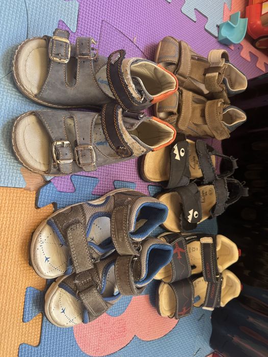 Lot sandale 23 baieti geox superfit piele