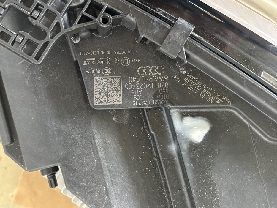 Audi a5 8W фар s line броня  ауди а5 фарове led