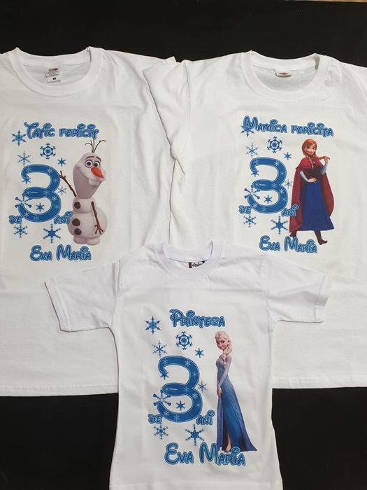 Tricouri personalizate frozen