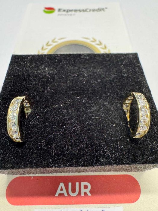 Cercei din aur 14k (68306.1/ 10 Pacurari 1) Garantie 2 ani!