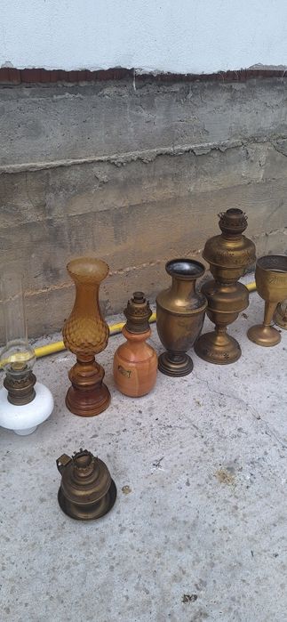 Lămpi pe petrol complete fuxionabile , sticluțe cu muzicuțe 50 lei bucata