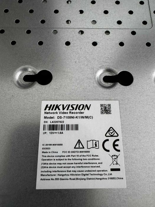 NVR Wireless Hikvision DS-7108NI-K1/W/M(C)