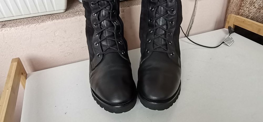 Ботуши Hogl 40.5н.Естествен велур и кожс