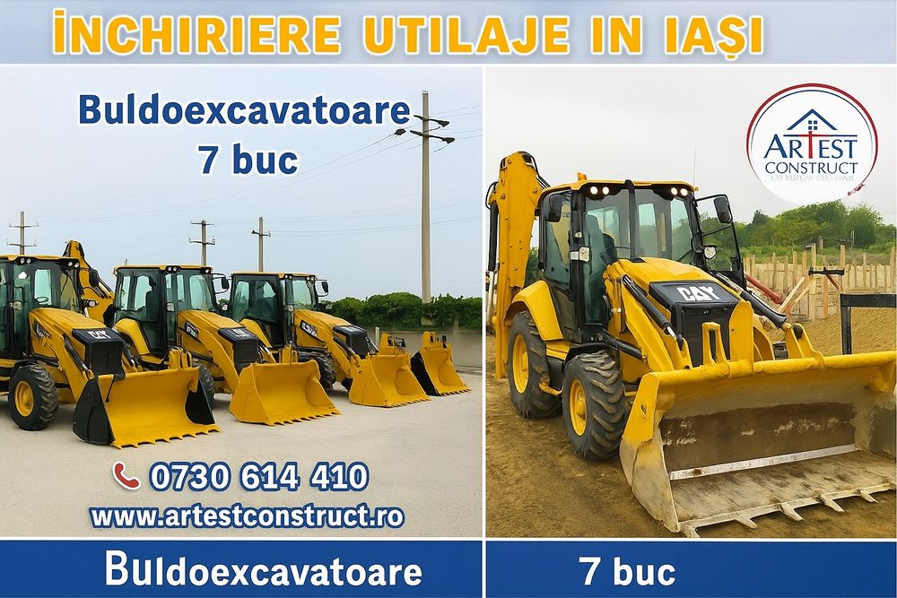 Buldoexcavator de inchiriat in Iasi