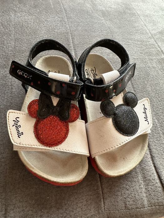 Детски сандали geox minnie естествена кожа