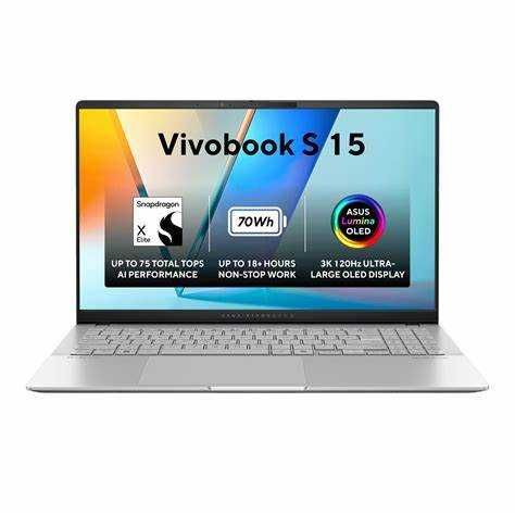 Asus Vivobook S15 OLED Snapdragon X Elite X1E 78 100/32GB DDR5/1TB SSD