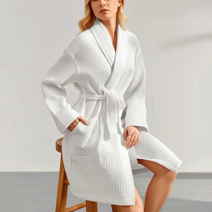Халат вафельный хлопок • Новый