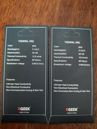Thermal Pad 12.8W/mK, Pad termic Oddisey RGeeK 1.0mm 1.5mm