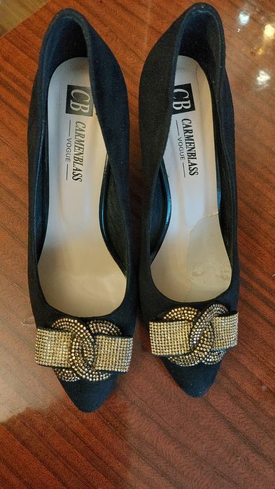 Туфли замша на 37 размет