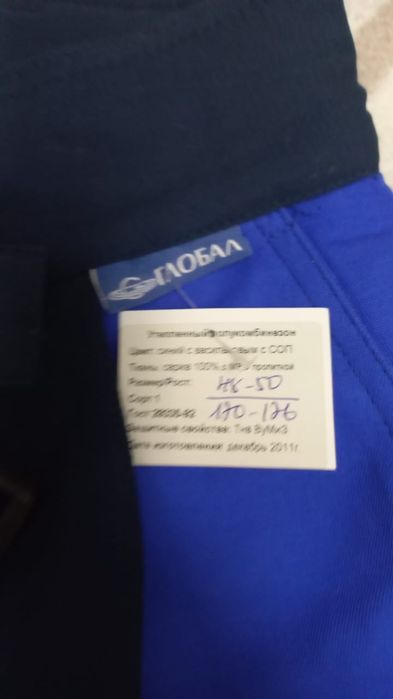 Синие зимние штаны